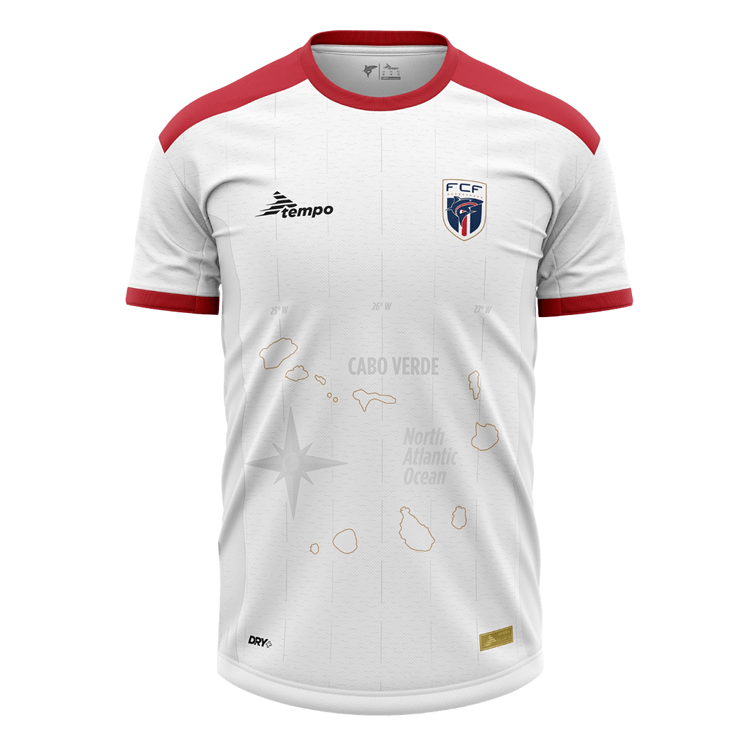 Cape Verde Away Soccer Jersey 2025 White