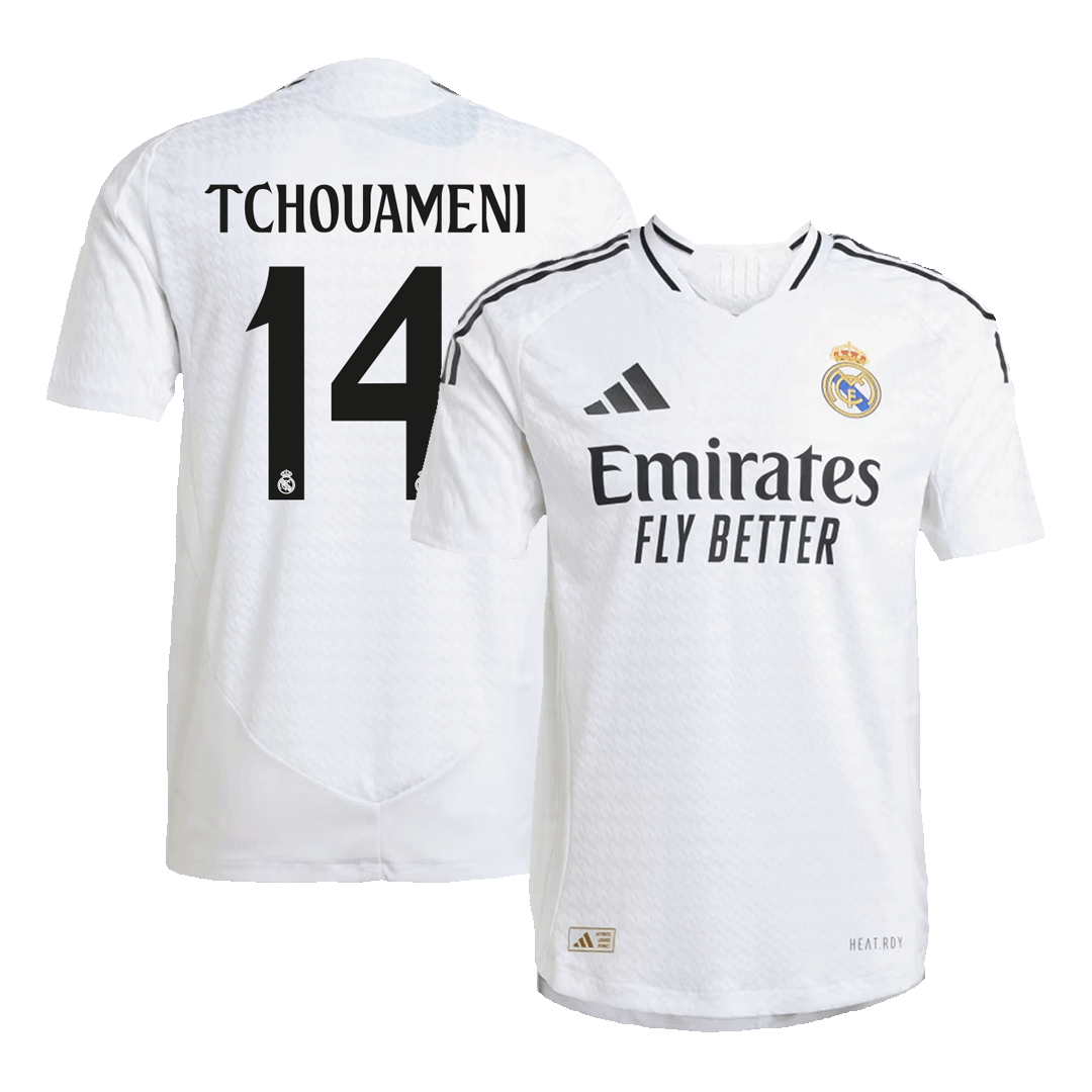 Real Madrid TCHOUAMENI #14 Home Jersey Authentic