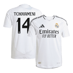 Real Madrid TCHOUAMENI #14 Home Jersey Authentic