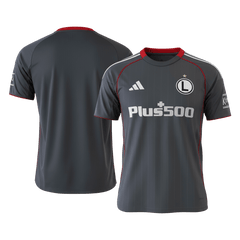 Legia Warszawa Third Soccer Jersey 25/26 Black