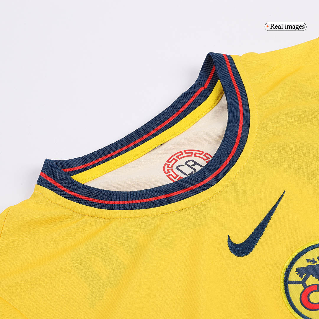 Club America Heim-Fußballtrikot-Set 2024/25 für Kinder (Trikot + Shorts)