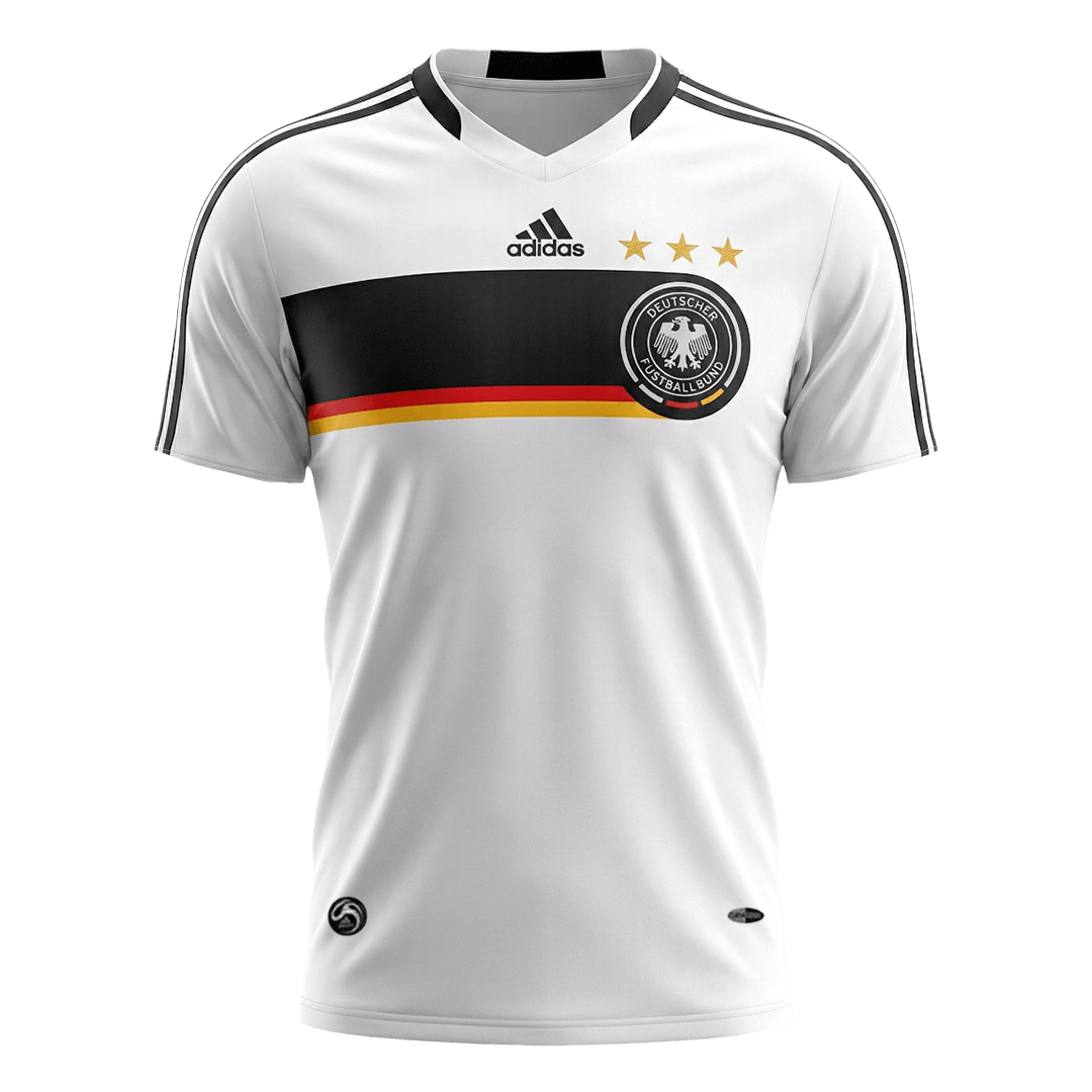 Retro 2008 Germany Home Soccer Jersey White