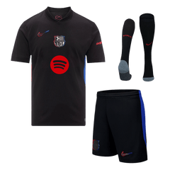 Maillot extérieur Barcelone 2024/25 (maillot, short, chaussettes) - Logo Spotify sans texte