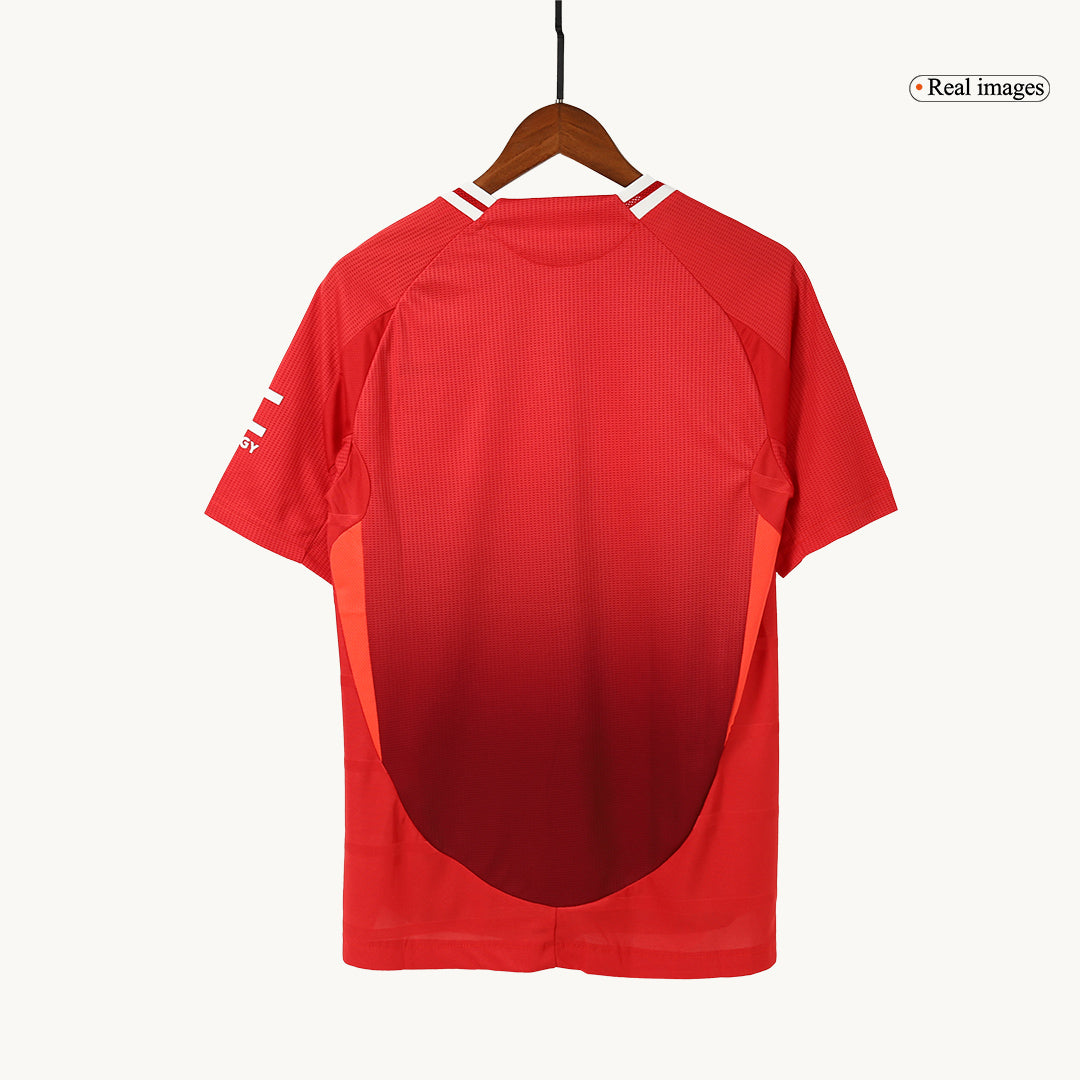 Manchester United Heim-Fußballtrikot-Set Authentic 2024/25 (Trikot + Shorts + Socken)