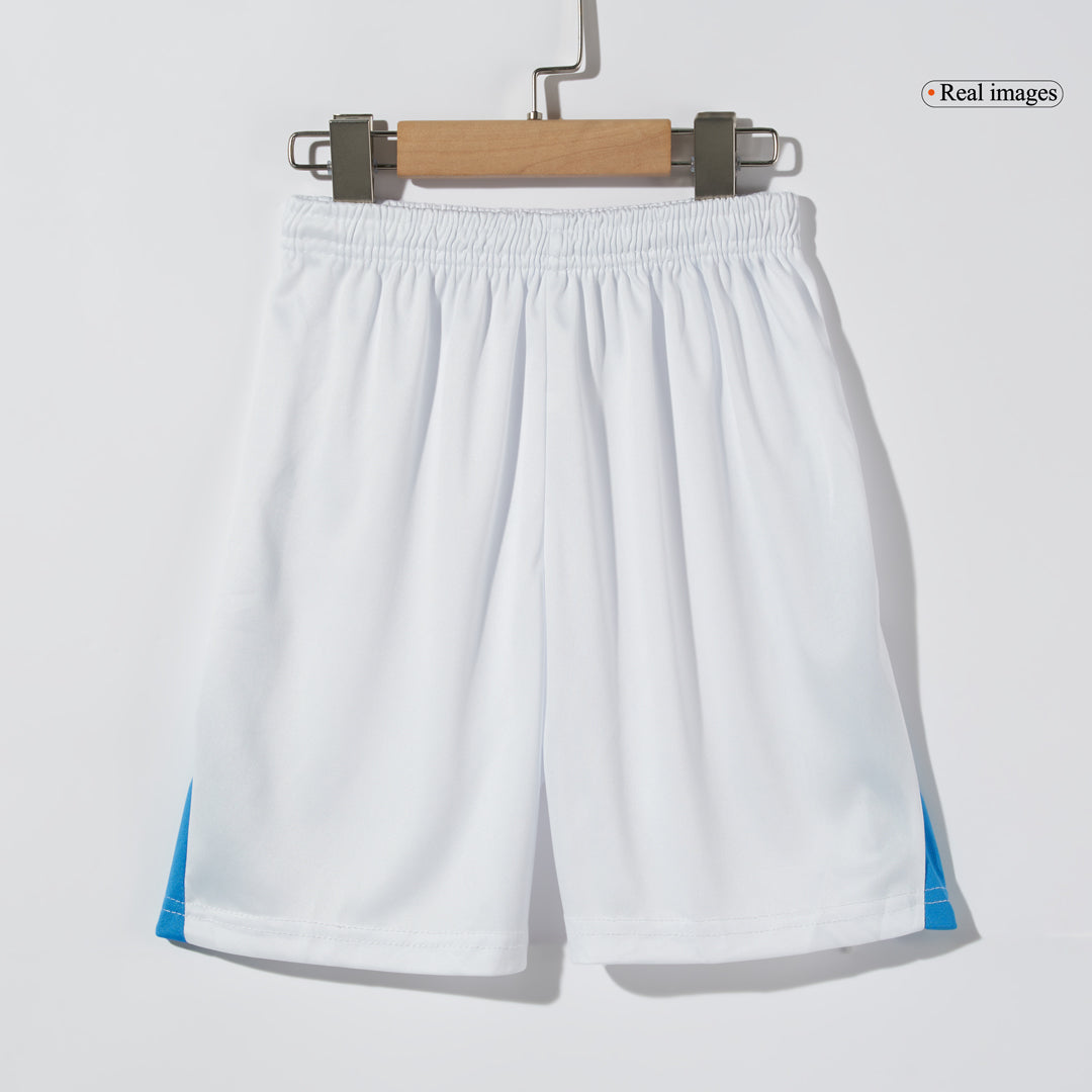 Napoli Heim-Fußballtrikot-Set 2024/25 für Kinder (Trikot + Shorts)