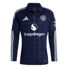 Manchester United Langarm-Auswärts-Fußballtrikot 2024/25