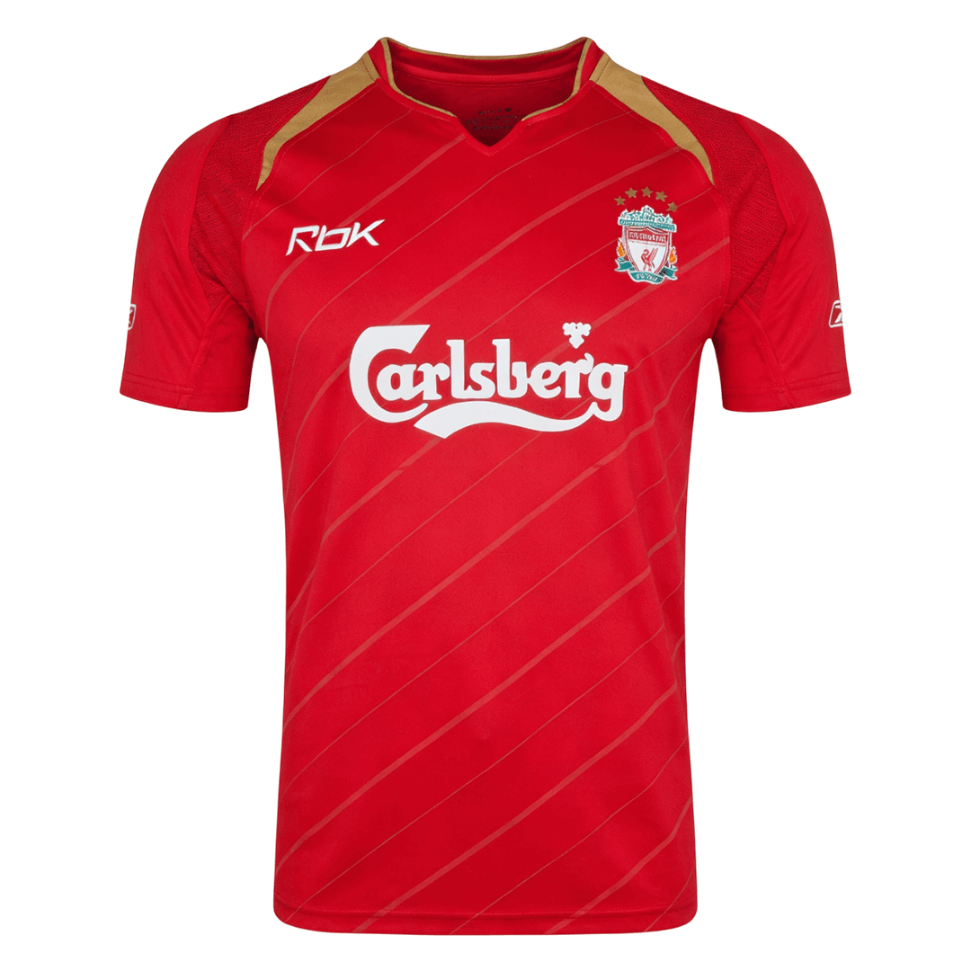 Retro 05/06 Liverpool Home Soccer Jersey Red