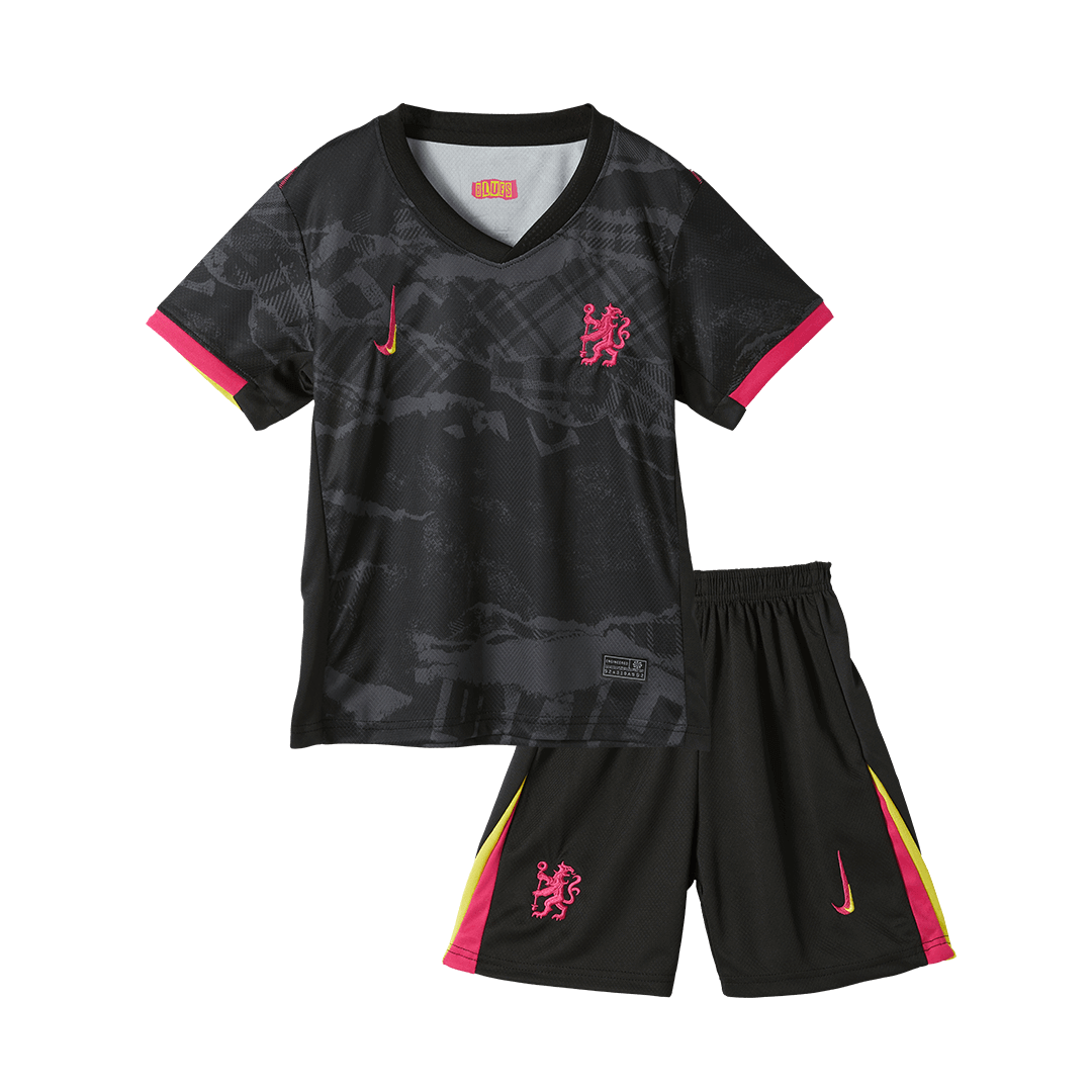 Chelsea Auswärts-Fußballtrikot-Set 2024/25 für Kinder (Trikot + Shorts)