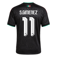 S.GIMENEZ #11 Mexico Third Soccer Jersey World Cup 2026 Black