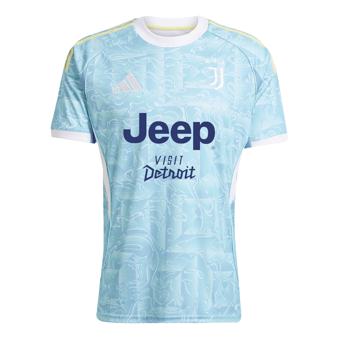 KALULU #15 Juventus Away Soccer Jersey 2025/26 Blue
