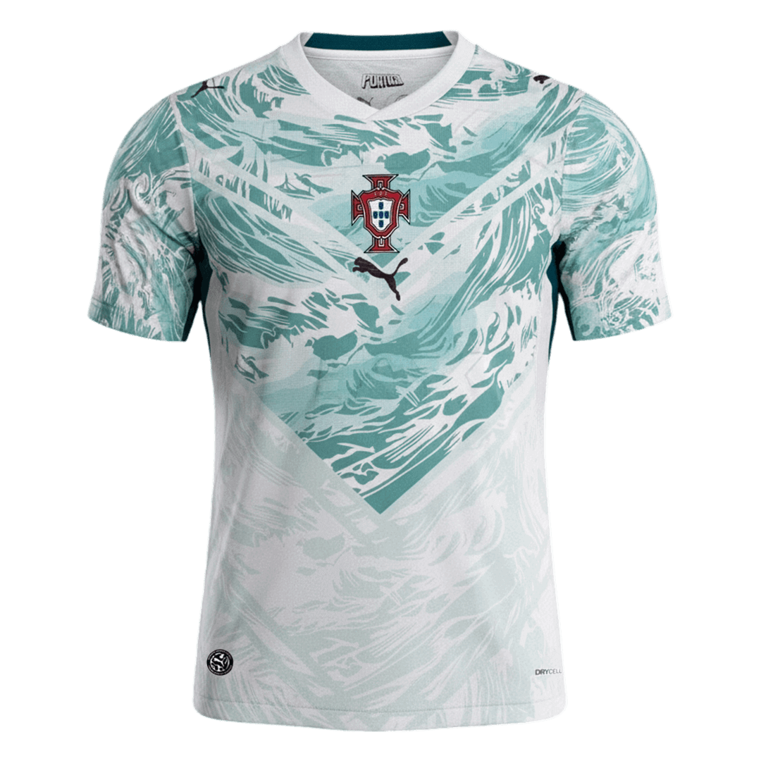 Portugal Away Soccer Jersey World Cup 2026 White&Green