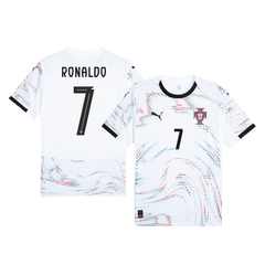 Maillot de football extérieur Portugal Ronaldo #7 2025