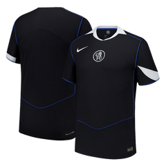 Authentic Chelsea Third Away Soccer Jersey 25/26 Black