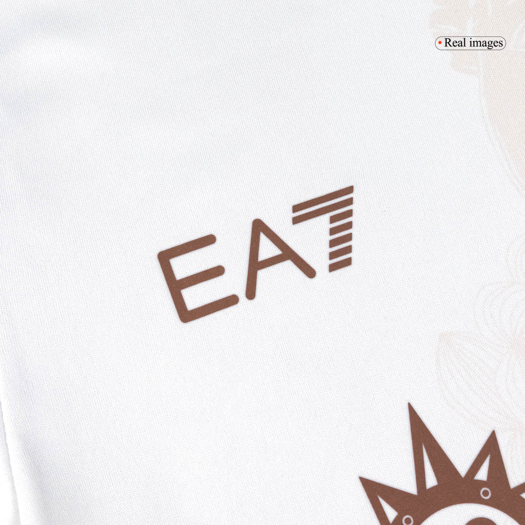 Napoli Away Soccer Jersey Kit(Jersey+Shorts) 2025/26 Sand