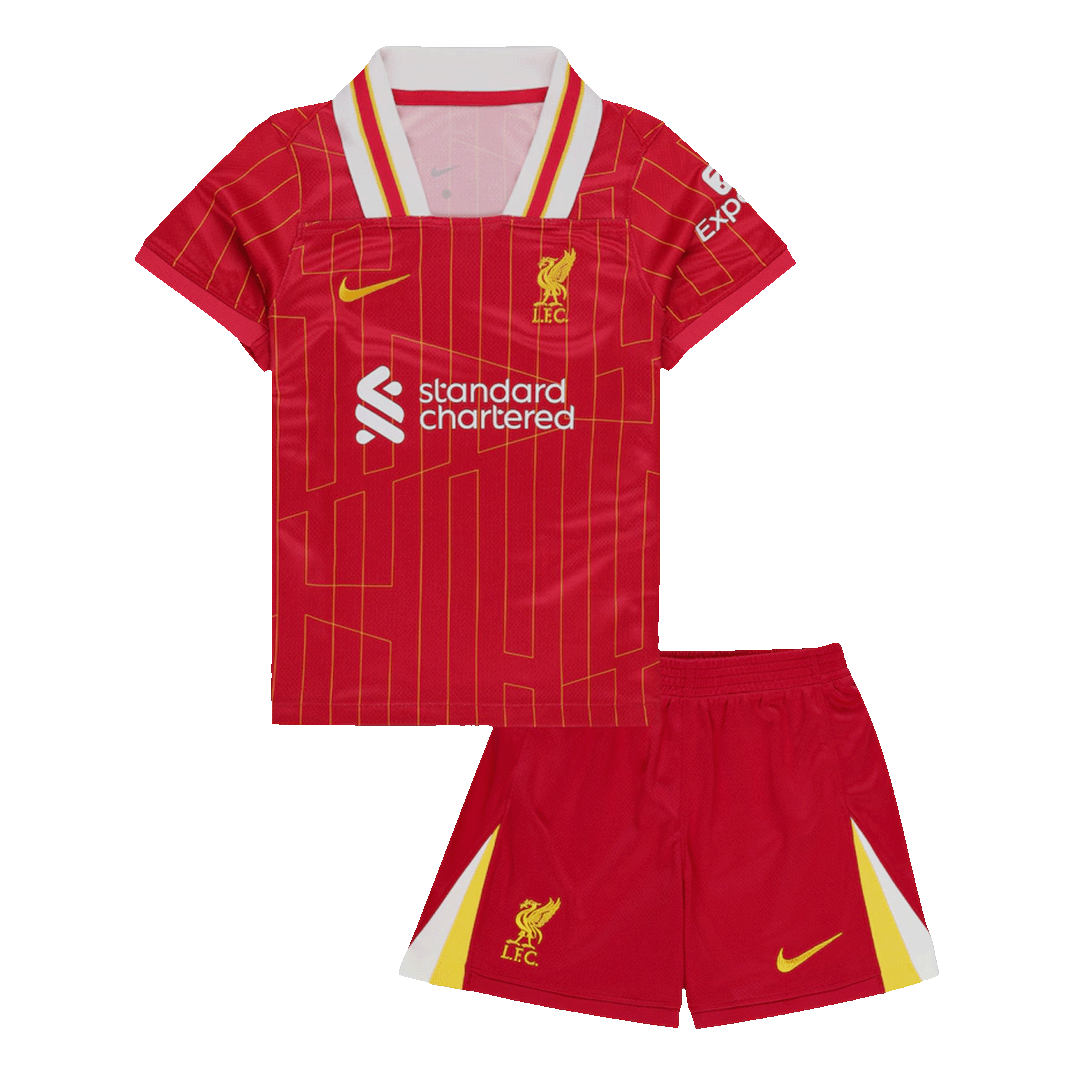 Maillot domicile Liverpool 2024/25 pour enfant (maillot + short)