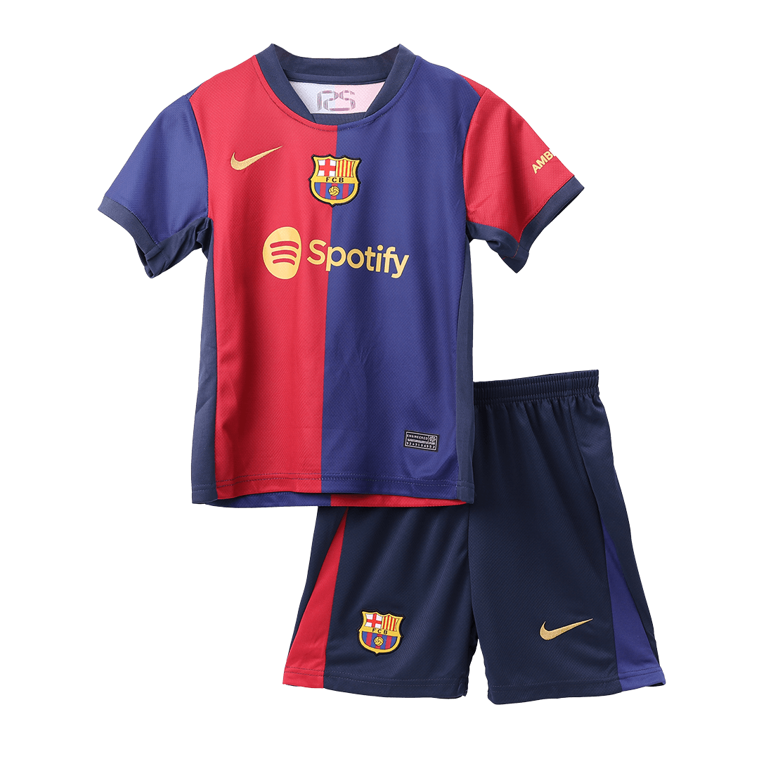 Maillot domicile Barcelone 2024/25 pour enfant (maillot + short)
