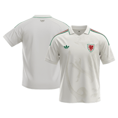 Wales Away Soccer Jersey World Cup 2026 White