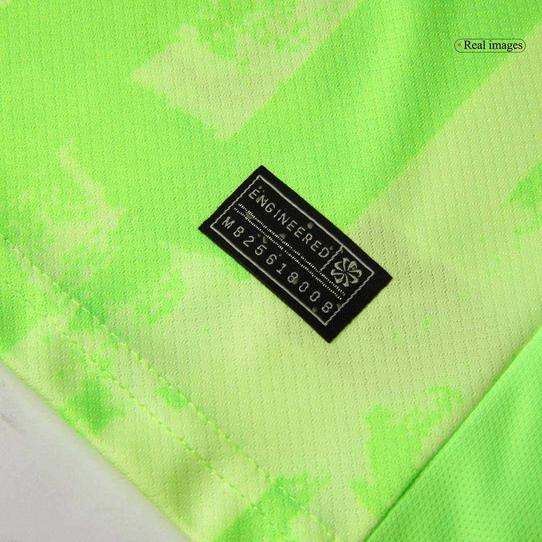 Barcelona Third Away Soccer Jersey Kit 2024/25 Kids(Jersey+Shorts) - UCL (Spotify Logo Without Text)