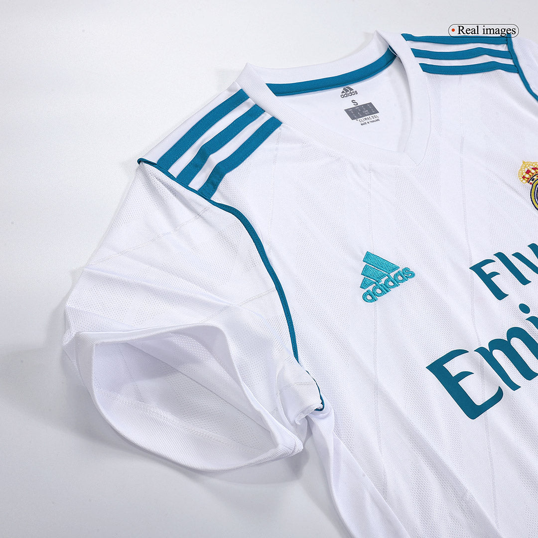 Maillot rétro blanc domicile Real Madrid 17/18 (version joueur) 