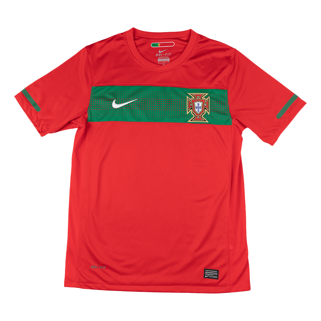 Retro 2010 Portugal Home Soccer Jersey Red