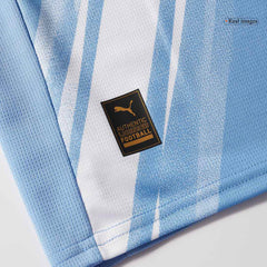 Manchester City Home Soccer Jersey Kit(Jersey+Shorts) 2025/26 Blue