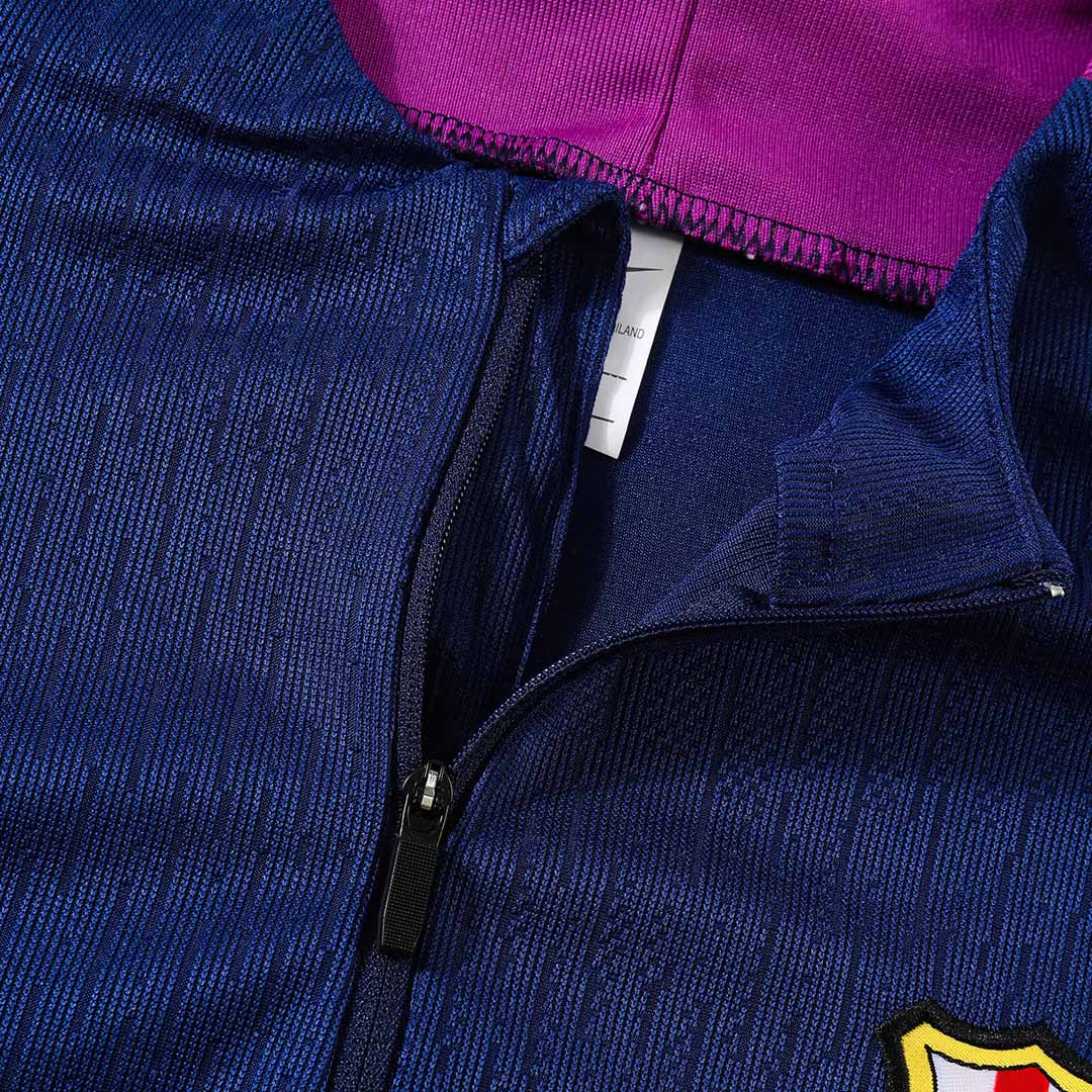 Barcelona Zipper Sweatshirt Kit(Top+Pants) 25/26 Navy