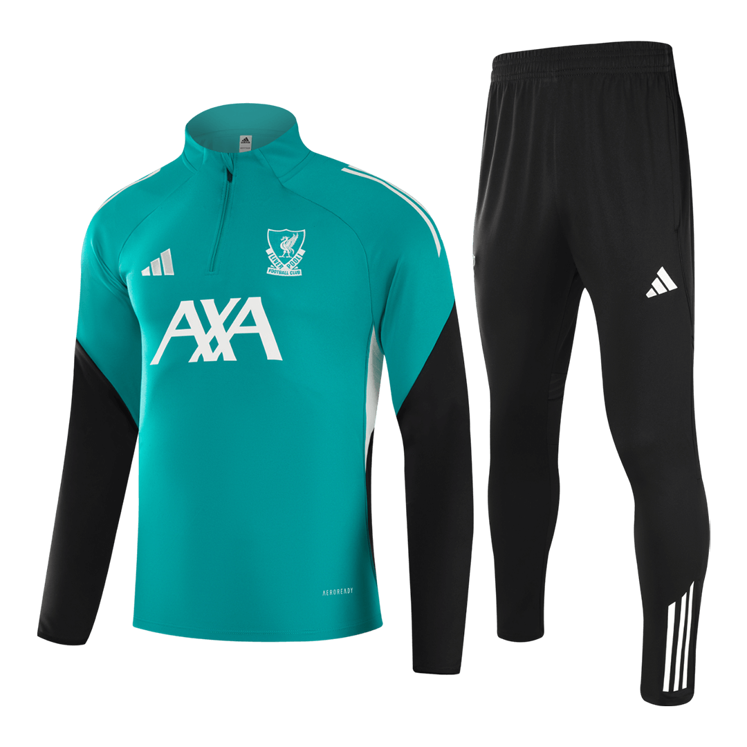 Liverpool Zipper Sweatshirt Kit(Top+Pants) 25/26 Green