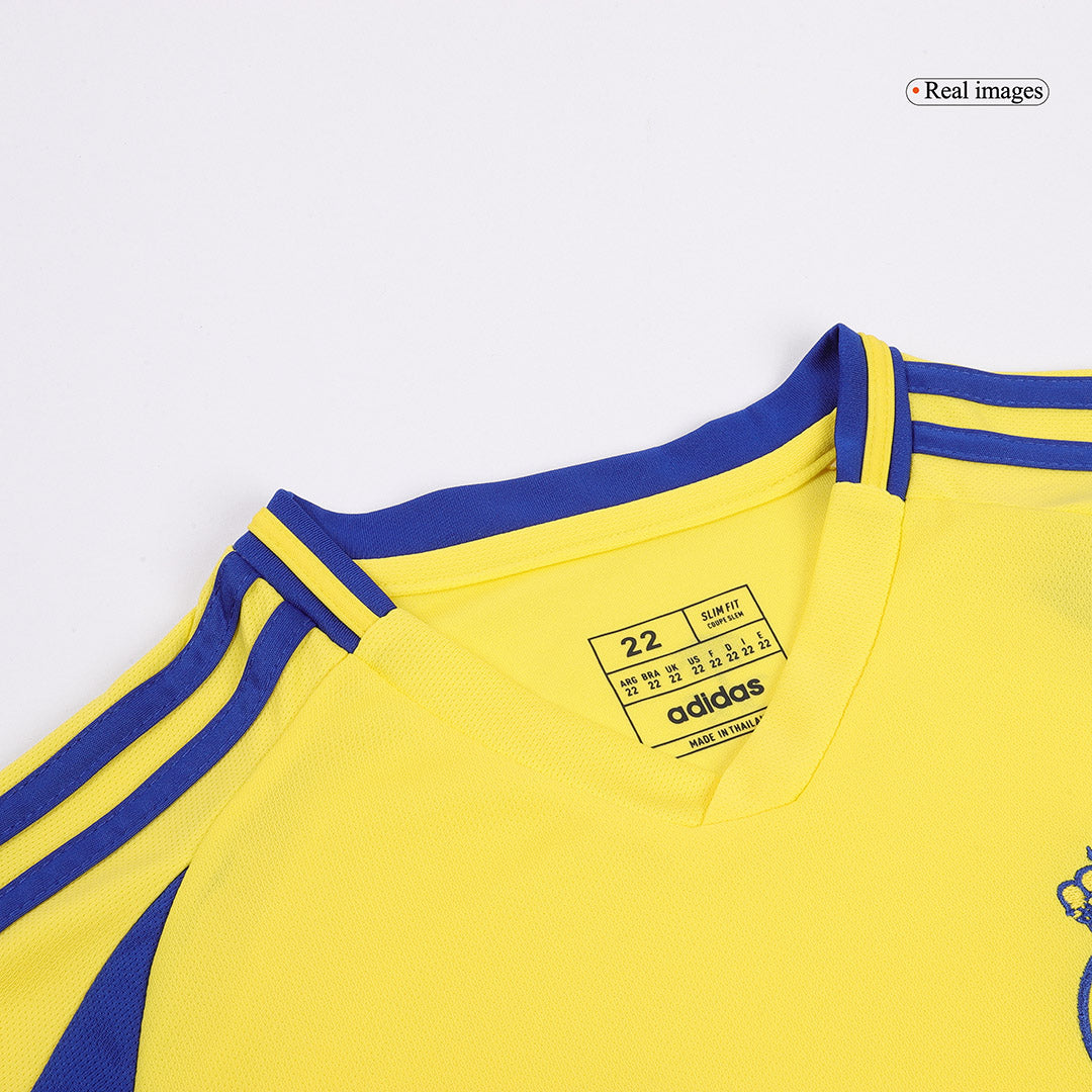 Al Nassr RONALDO #7 Home Soccer Jersey Kit 2024/25 Kids(Jersey+Shorts) - ACL