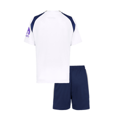 Kid's Tottenham Hotspur Home Soccer Jersey Kit(Jersey+Shorts) 25/26 White