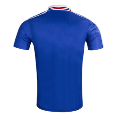 Men Retro Fan Version 1994 France Home Soccer Jersey Blue