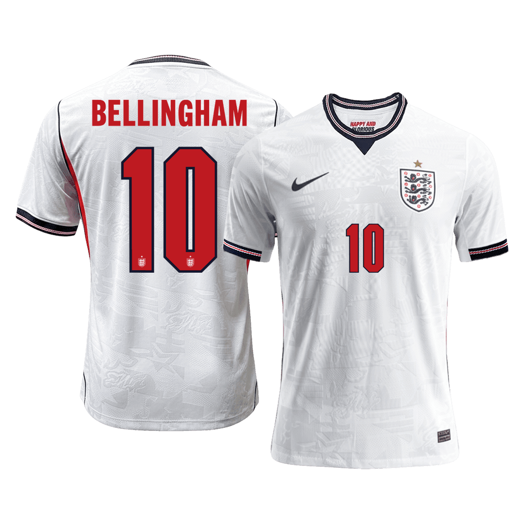 BELLINGHAM #10 Player Version England Home Soccer Jersey World Cup 2026 White