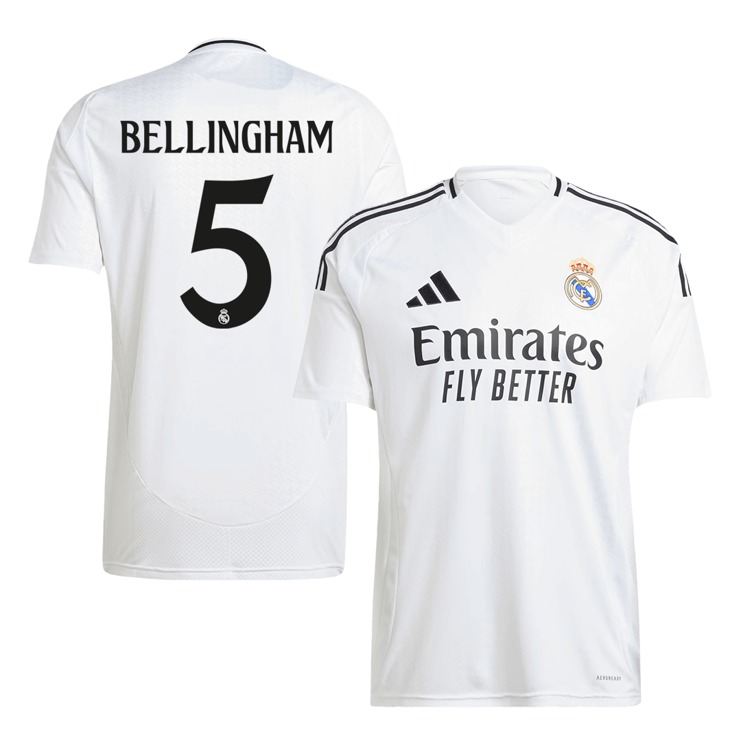 Real Madrid BELLINGHAM #5 Home Jersey