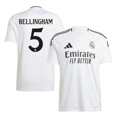 Real Madrid BELLINGHAM #5 Home Jersey