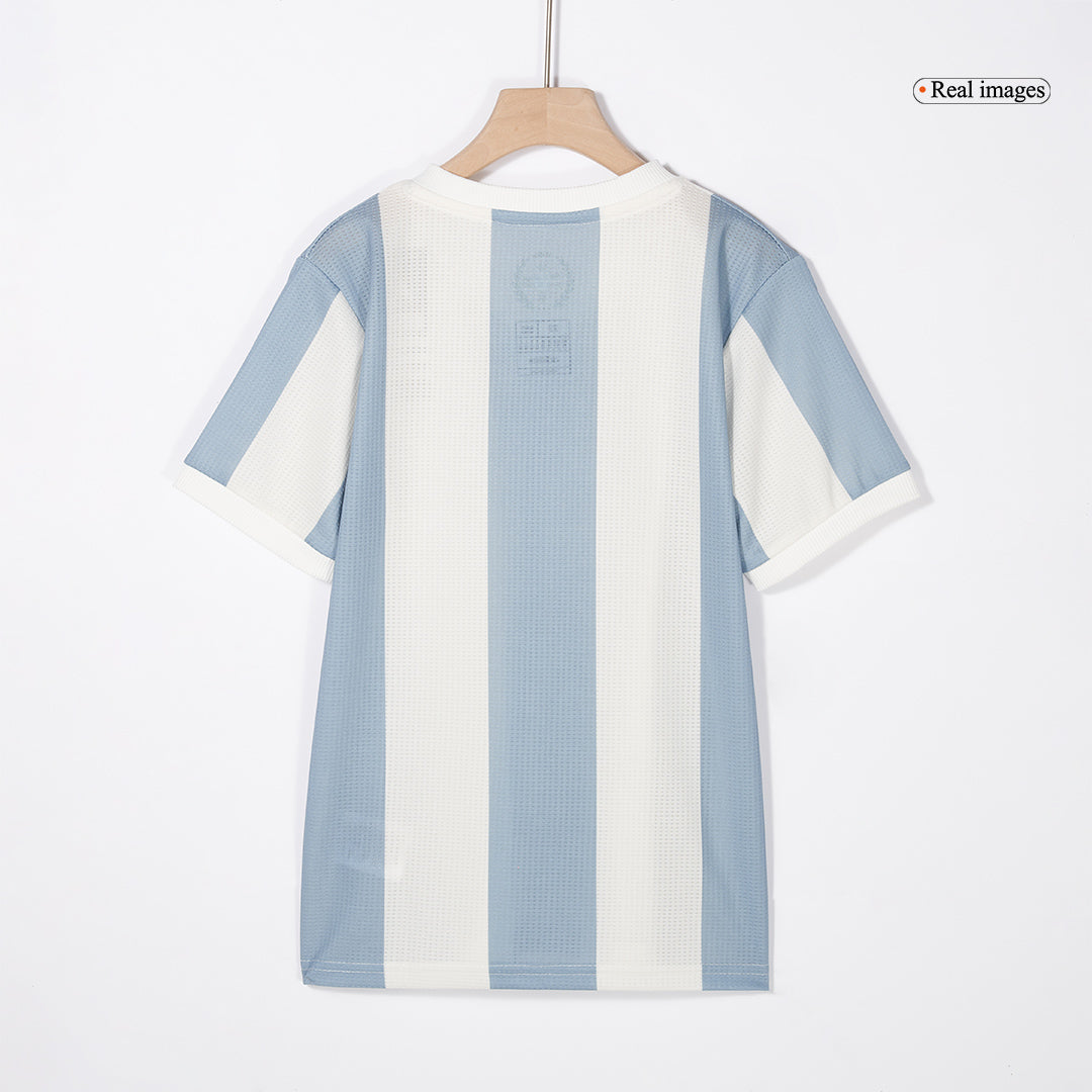 Argentina Soccer Jersey Kit 2024 Kids(Jersey+Shorts) - 50th Anniversary