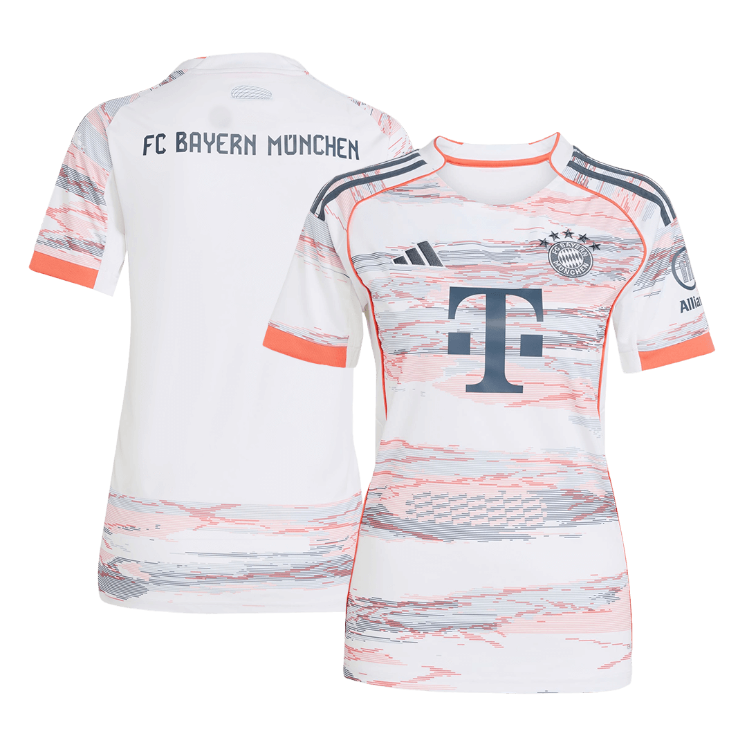 Women's Bayern Munich Away Soccer Jersey 2025/26 White