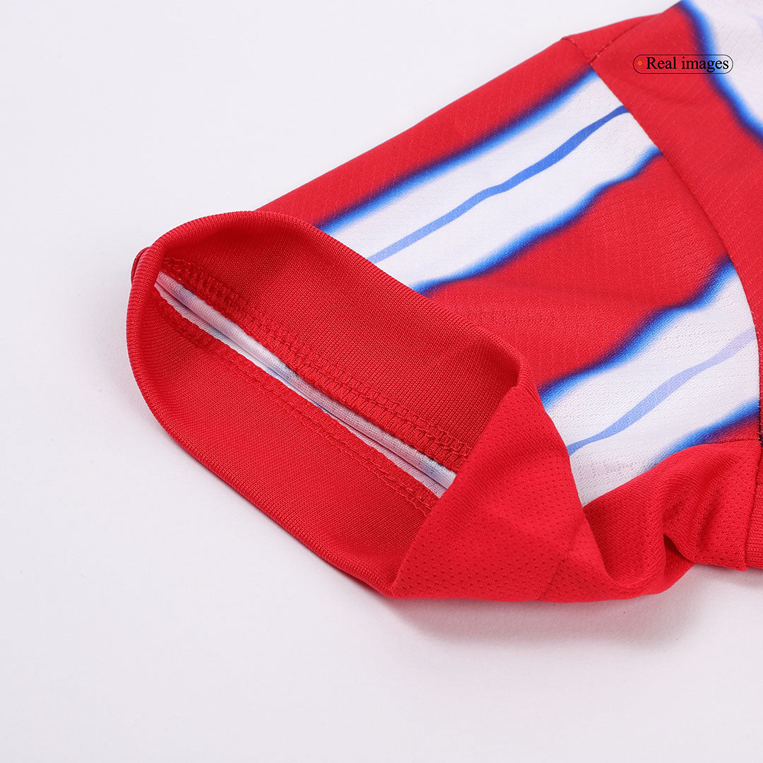 Maillot de football domicile Atlético Madrid 2024/25 pour enfant (maillot + short)