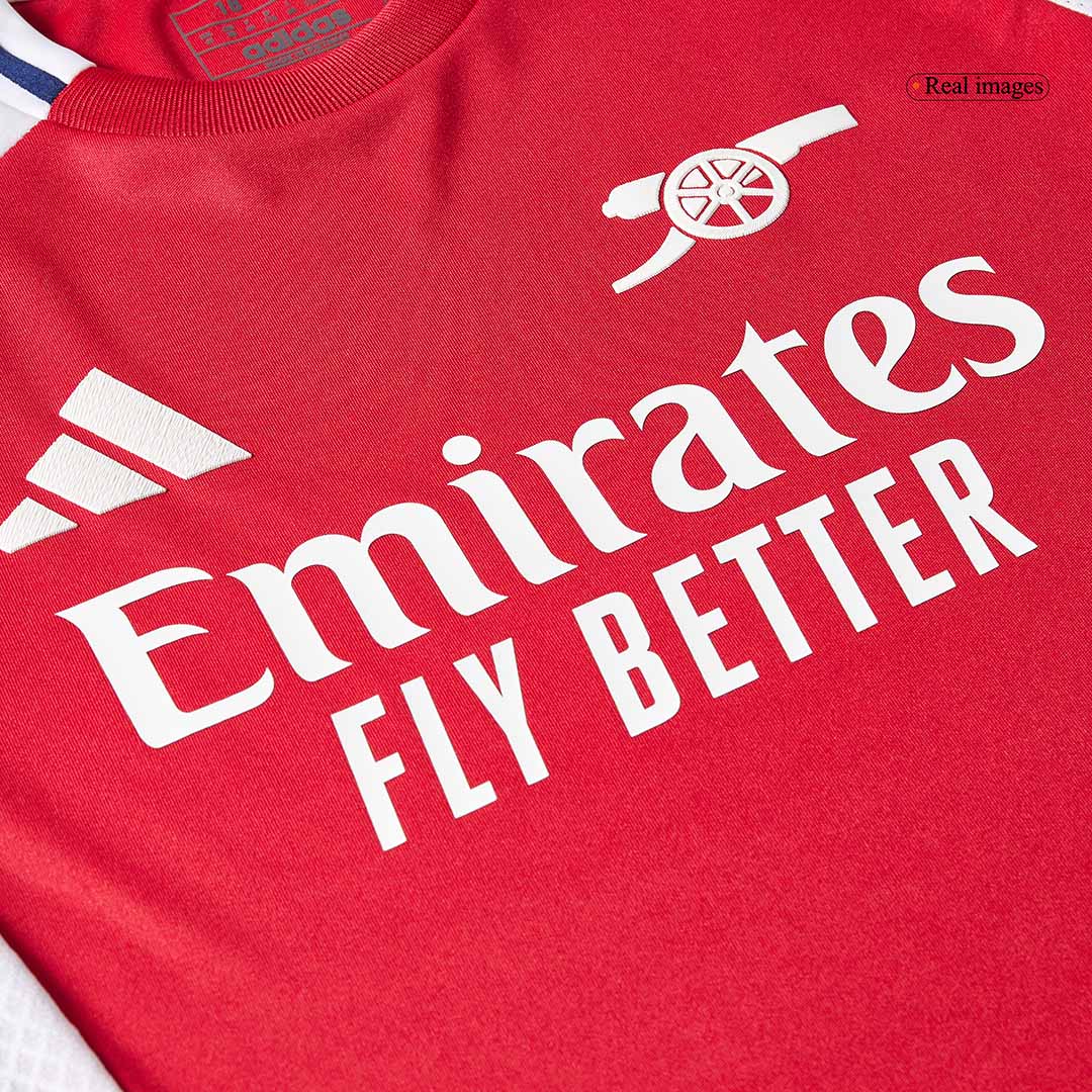 Maillot domicile Arsenal 2024/25 pour enfant (maillot, short, chaussettes)