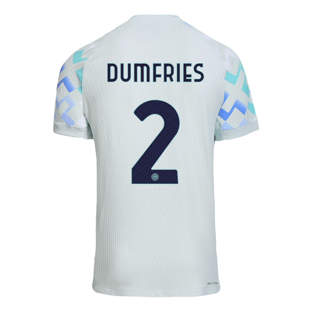 DUMFRIES #2 Authentic Inter Milan Away Soccer Jersey 2025/26 Blue