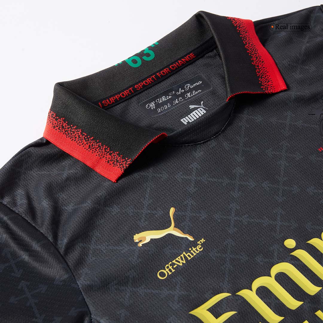 AC Mailand Viertes Auswärts-Fußballtrikot (Trikot + Shorts) 2024/25 Grün &amp; Schwarz für Kinder