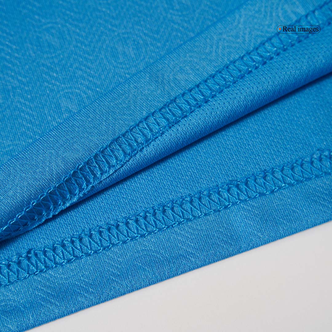 Napoli Heim-Fußballtrikot-Set 2024/25 für Kinder (Trikot + Shorts)