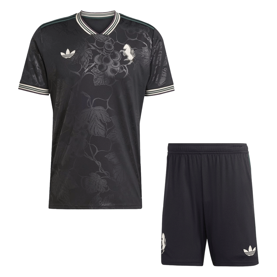 Juventus Third Away Soccer Jersey Kit(Jersey+Shorts) 25/26 Black