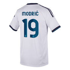 MODRIĆ #19 Retro 2012/13 Real Madrid Home Soccer Jersey White