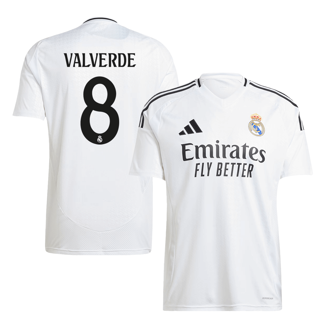 Real Madrid VALVERDE #8 Home Jersey