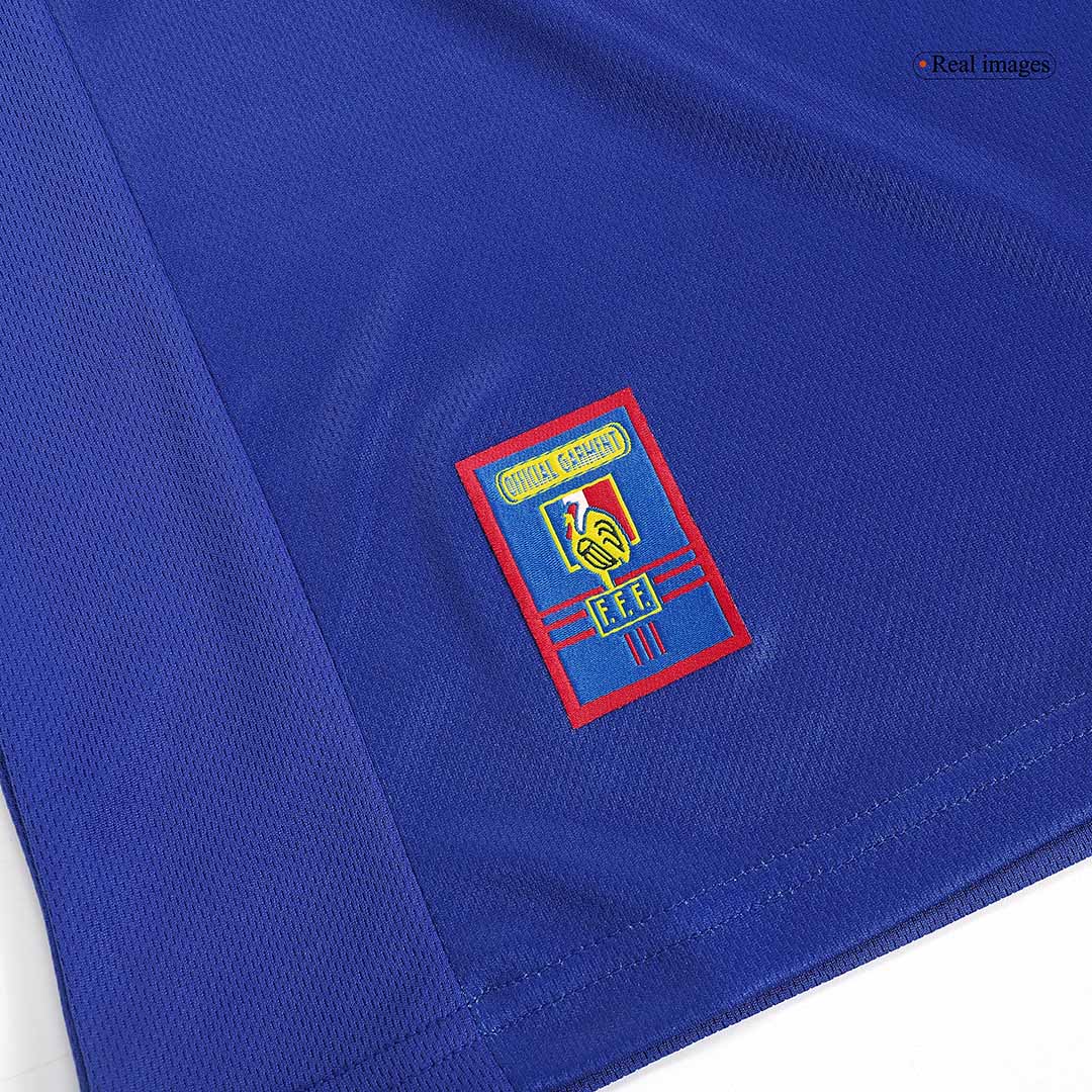 France ZIDANE #10 Home Soccer Jersey Retro 1998