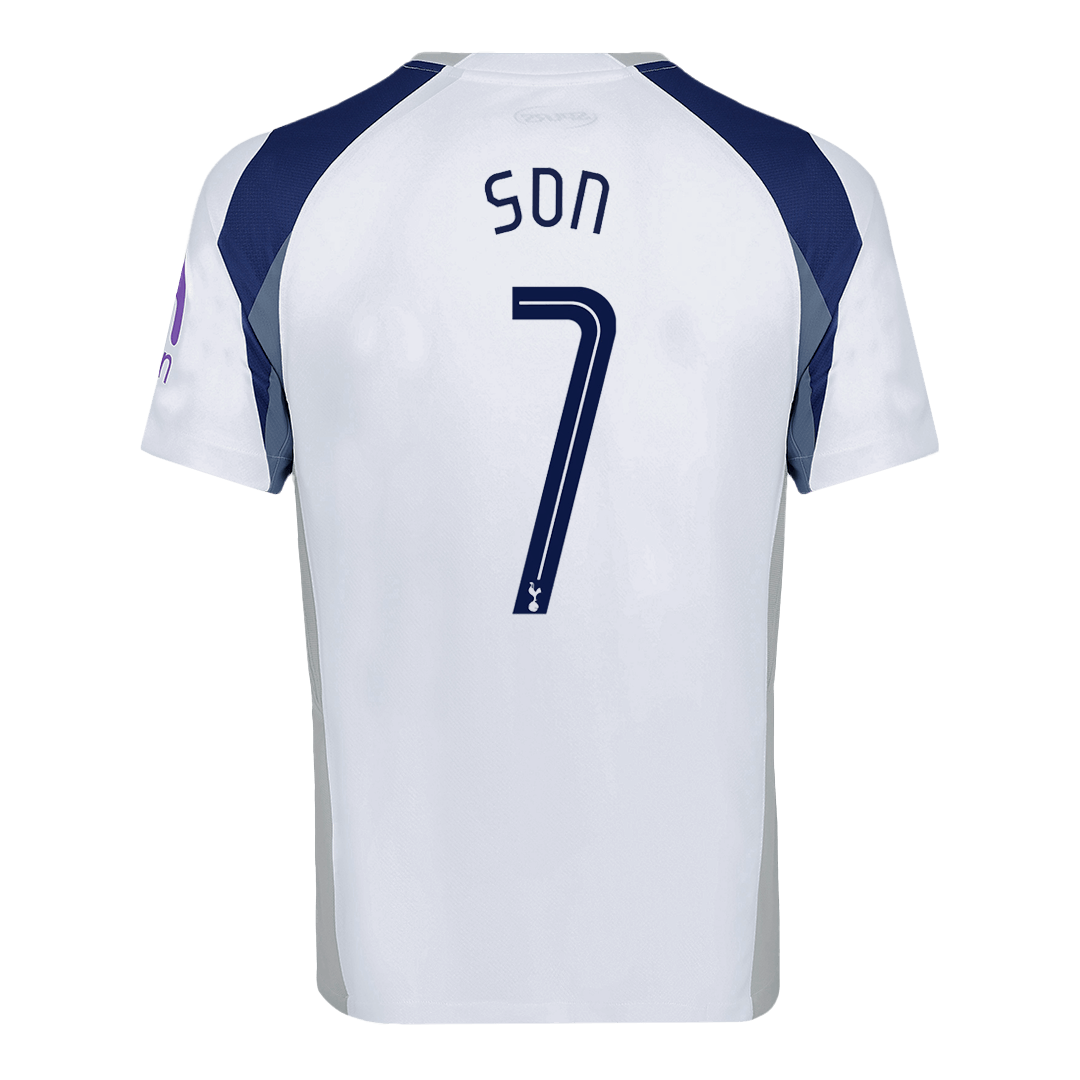 Maillot domicile Tottenham Hotspur SON #7 2025/26 Blanc - UCL