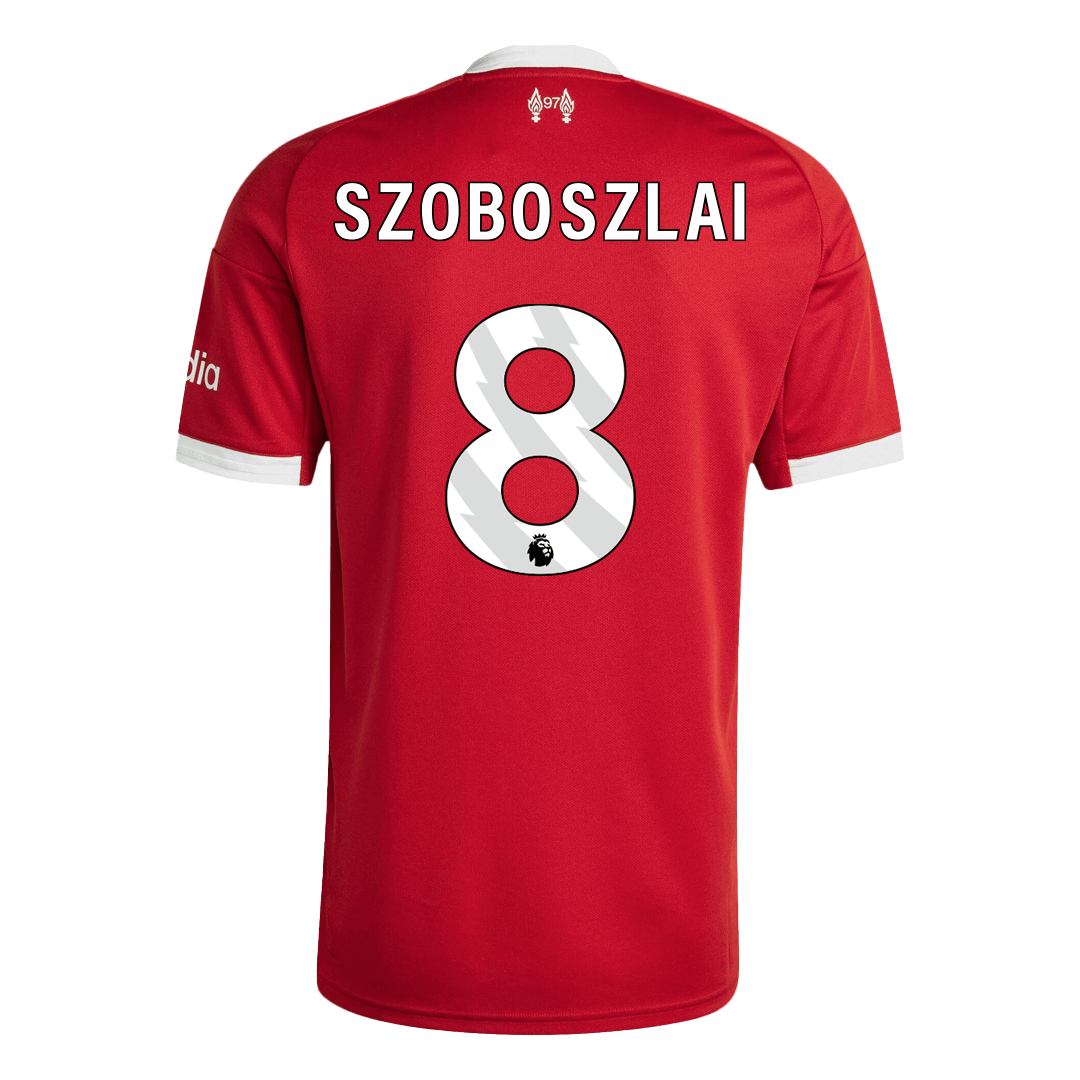 SZOBOSZLAI #8 Liverpool Home Soccer Jersey 25/26 Red