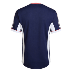 Men Retro Fan Version Yugoslavia Home Soccer Jersey World Cup 1998 Navy