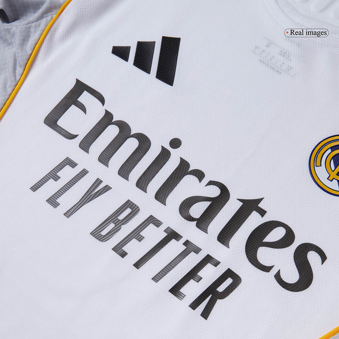 Authentic Real Madrid Home Soccer Jersey Kit(Jersey+Shorts) 2025/26 White