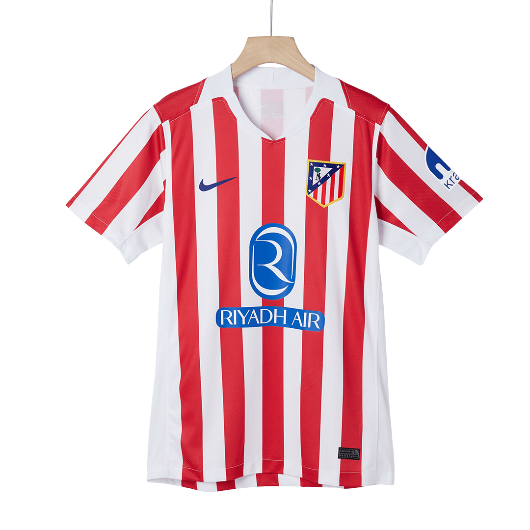 GRIEZMANN #7 Atletico Madrid Home Soccer Jersey 2025/26 Red&White