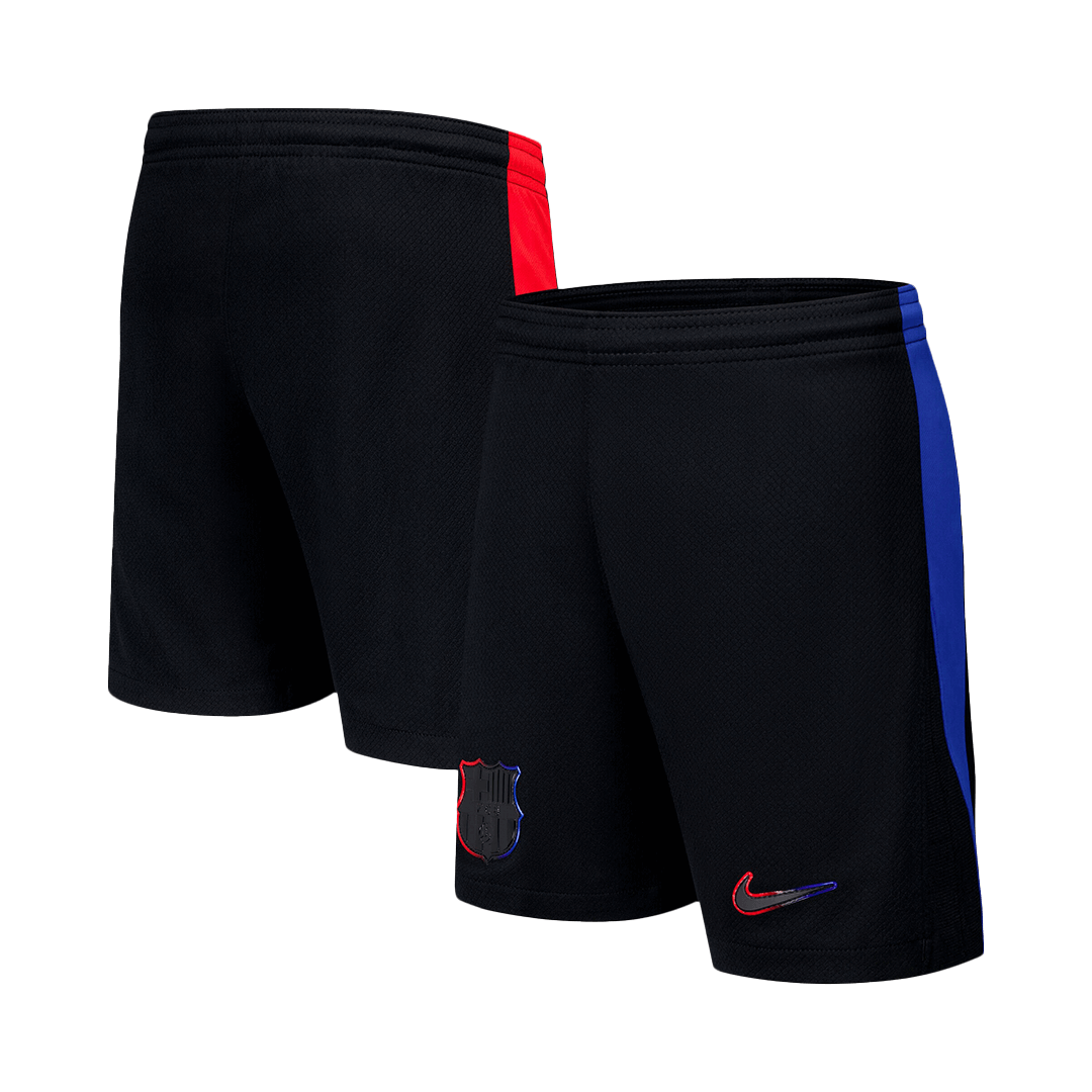 Barcelona Auswärts-Fußballtrikot 2024/25 (Trikot + Shorts) – Spotify-Logo ohne Text